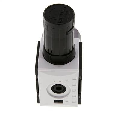 Precision Pressure Regulator G3/8'' 2500 l/min 0.5-10.0bar/7-145psi PA Futura 1