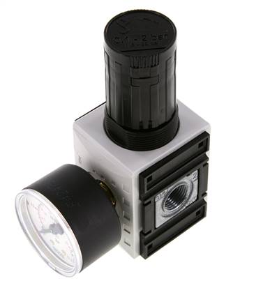 Precision Pressure Regulator G3/8'' 2500 l/min 0.1-2.0bar/1-29psi PA Futura 1