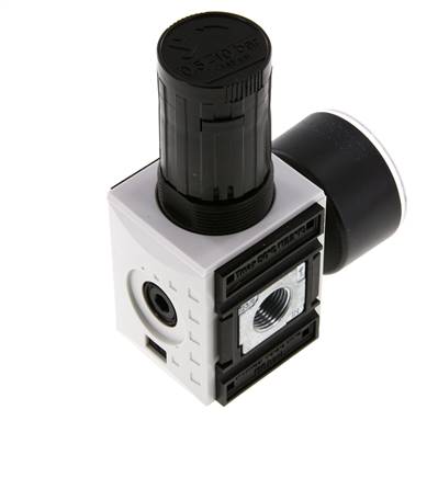 Precision Pressure Regulator G3/8'' 2500 l/min 0.5-10.0bar/7-145psi PA Futura 1