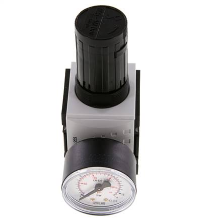 Precision Pressure Regulator G3/8'' 2500 l/min 0.5-10.0bar/7-145psi PA Futura 1