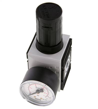 Pressure Regulator G1/4'' 2000 l/min 0.1-1.0bar/1-14psi PA Futura 1
