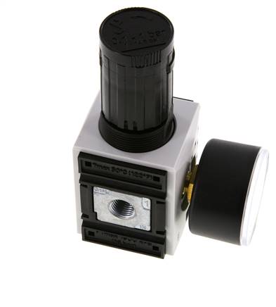 Pressure Regulator G1/4'' 2000 l/min 0.1-1.0bar/1-14psi PA Futura 1