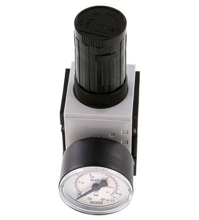 Pressure Regulator G1/4'' 2000 l/min 0.5-10.0bar/7-145psi PA Futura 1