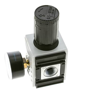 Precision Pressure Regulator for Manifold Assembly G1/2''&3/8'' 5200 l/min 0.5-8.0bar/7-116psi PA Futura 2