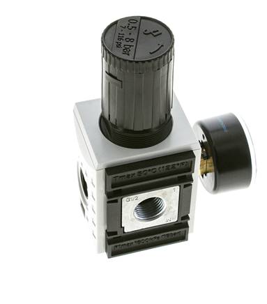 Precision Pressure Regulator for Manifold Assembly G1/2''&3/8'' 5200 l/min 0.5-8.0bar/7-116psi PA Futura 2