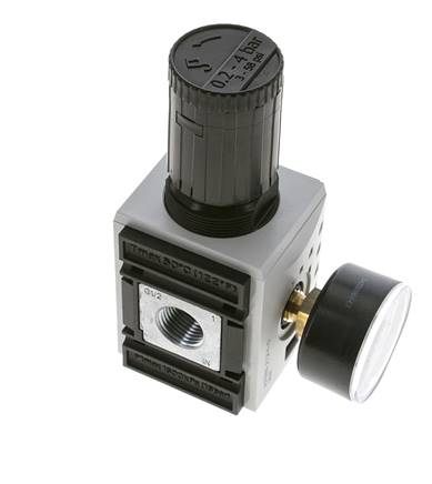 Precision Pressure Regulator for Manifold Assembly G1/2''&3/8'' 5200 l/min 0.2-4.0bar/3-58psi PA Futura 2