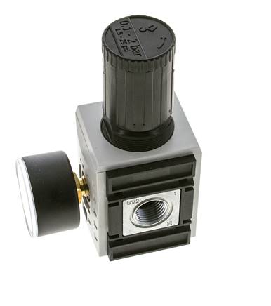 Precision Pressure Regulator for Manifold Assembly G1/2''&3/8'' 5200 l/min 0.1-2.0bar/1-29psi PA Futura 2