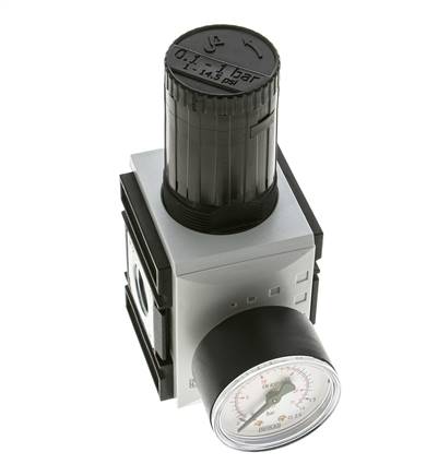Precision Pressure Regulator for Manifold Assembly G1/2''&3/8'' 5200 l/min 0.1-1.0bar/1-14psi PA Futura 2