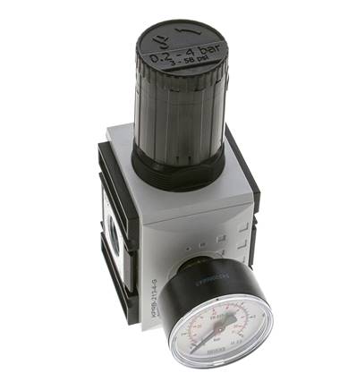 Precision Pressure Regulator for Manifold Assembly G1/2''&3/8'' 5200 l/min 0.2-4.0bar/3-58psi PA Futura 2