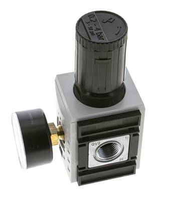Precision Pressure Regulator for Manifold Assembly G1/2''&3/8'' 5200 l/min 0.2-4.0bar/3-58psi PA Futura 2