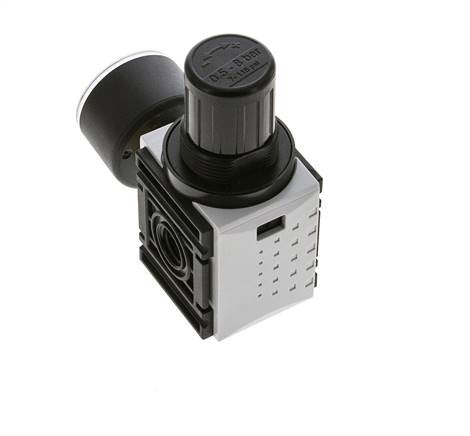 Pressure Regulator for Manifold Assembly G1/4'' 1000 l/min 0.5-8.0bar/7-116psi PA 40 mm Pressure Gauge Futura 0