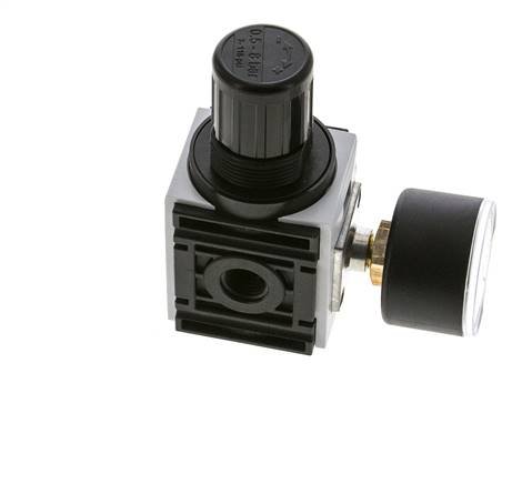 Pressure Regulator for Manifold Assembly G1/4'' 1000 l/min 0.5-8.0bar/7-116psi PA 40 mm Pressure Gauge Futura 0