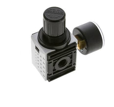 Pressure Regulator for Manifold Assembly G1/4'' 1000 l/min 0.2-4.0bar/3-58psi PA 40 mm Pressure Gauge Futura 0