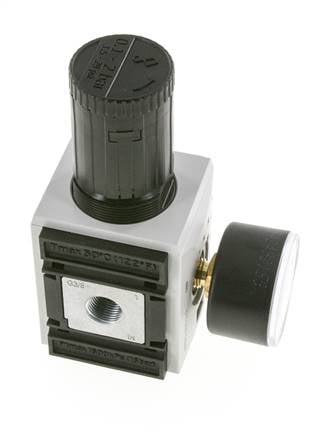 Precision Pressure Regulator G3/8'' 4500 l/min 0.1-2.0bar/1-29psi PA Futura 2