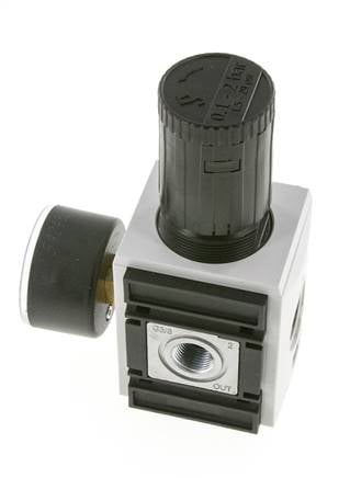 Precision Pressure Regulator G3/8'' 4500 l/min 0.1-2.0bar/1-29psi PA Futura 2
