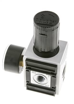 Pressure Regulator G3/8'' 4500 l/min 0.1-1.0bar/1-14psi PA Futura 2