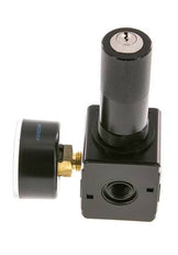 Precision Pressure Regulator G1/4'' 2100 l/min 0.1-3.0bar/1-44psi Zinc Die-Cast Cylinder Lock Multifix 1