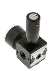 Pressure Regulator G1/4'' 2100 l/min 0.5-10.0bar/7-145psi Zinc Die-Cast Cylinder Lock Multifix 1