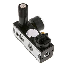 Pressure Regulator G1/4'' 2100 l/min 0.5-10.0bar/7-145psi Zinc Die-Cast Safety Multifix 1