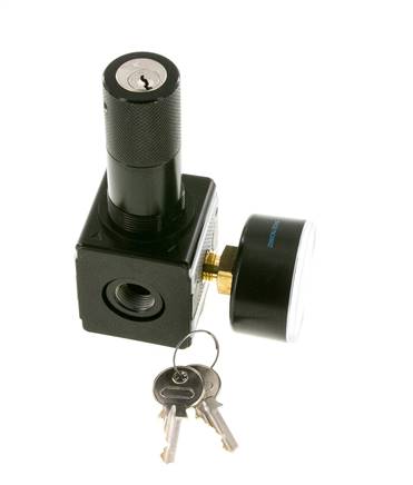 Pressure Regulator G3/8'' 2100 l/min 0.2-6.0bar/3-87psi Zinc Die-Cast Cylinder Lock Multifix 1