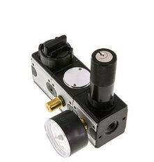 Pressure Regulator G1/4'' 2100 l/min 0.5-10.0bar/7-145psi Zinc Die-Cast Safety Multifix 1