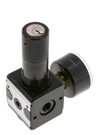 Pressure Regulator G1/4'' 2100 l/min 0.1-3.0bar/1-44psi Zinc Die-Cast Cylinder Lock Multifix 1