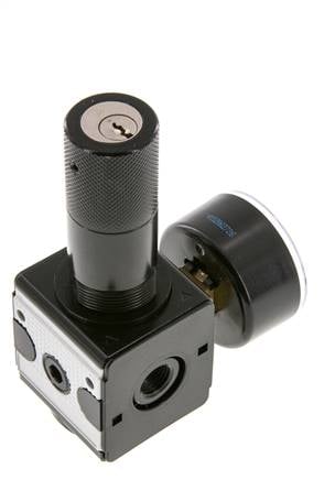 Pressure Regulator G1/4'' 2100 l/min 0.5-16.0bar/7-232psi Zinc Die-Cast Cylinder Lock Multifix 1