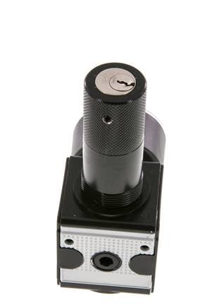 Pressure Regulator G1/4'' 2100 l/min 0.5-10.0bar/7-145psi Zinc Die-Cast Cylinder Lock Multifix 1