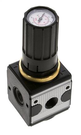 Pressure Regulator for Manifold Assembly G1/4'' 2250 l/min 0.1-3.0bar/1-44psi Zinc Die-Cast Multifix 1