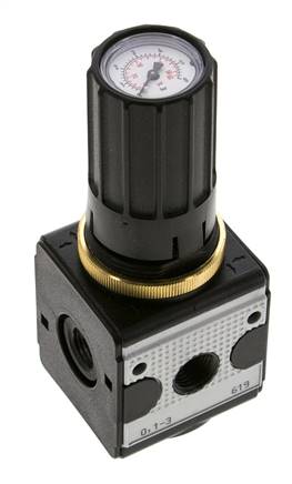 Pressure Regulator for Manifold Assembly G1/4'' 2250 l/min 0.1-3.0bar/1-44psi Zinc Die-Cast Multifix 1