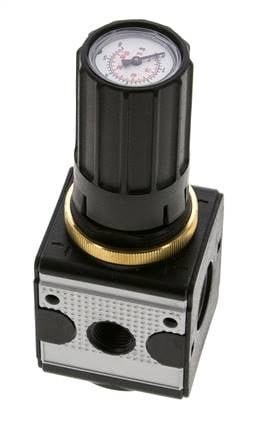 Pressure Regulator for Manifold Assembly G1/4'' 2250 l/min 0.1-3.0bar/1-44psi Zinc Die-Cast Multifix 1