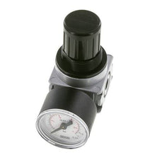 Pressure Regulator G1/8'' 1450 l/min 0.1-1.0bar/1-14psi Zinc Die-Cast 40 mm Pressure Gauge Multifix 0