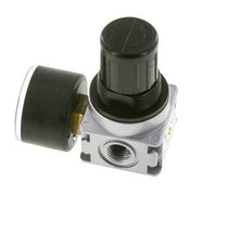 Pressure Regulator G1/4'' 1450 l/min 0.1-1.0bar/1-14psi Zinc Die-Cast 40 mm Pressure Gauge Multifix 0