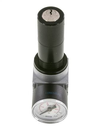 Pressure Regulator G1/4'' 1450 l/min 0.5-10.0bar/7-145psi Zinc Die-Cast Cylinder Lock E-11 Multifix 0