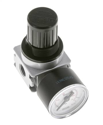 Pressure Regulator for Manifold Assembly G1/4'' 1450 l/min 0.5-10.0bar/7-145psi Zinc Die-Cast 40 mm Pressure Gauge Multifix 0