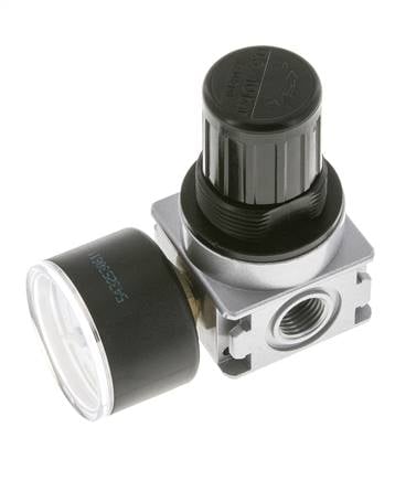Pressure Regulator for Manifold Assembly G1/4'' 1450 l/min 0.5-10.0bar/7-145psi Zinc Die-Cast 40 mm Pressure Gauge Multifix 0