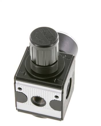 Pressure Regulator for Manifold Assembly G1/4'' 2250 l/min 0.5-10.0bar/7-145psi Zinc Die-Cast 40 mm Pressure Gauge Multifix 1