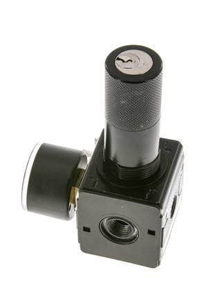 Pressure Regulator for Manifold Assembly G1/4'' 2250 l/min 0.1-3.0bar/1-44psi Zinc Die-Cast 40 mm Pressure Gauge Cylinder Lock Multifix 1