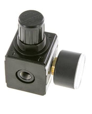 Pressure Regulator for Manifold Assembly G1/4'' 2250 l/min 0.5-10.0bar/7-145psi Zinc Die-Cast 40 mm Pressure Gauge Multifix 1