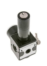 Pressure Regulator for Manifold Assembly G1/4'' 2250 l/min 0.1-3.0bar/1-44psi Zinc Die-Cast 40 mm Pressure Gauge Cylinder Lock Multifix 1