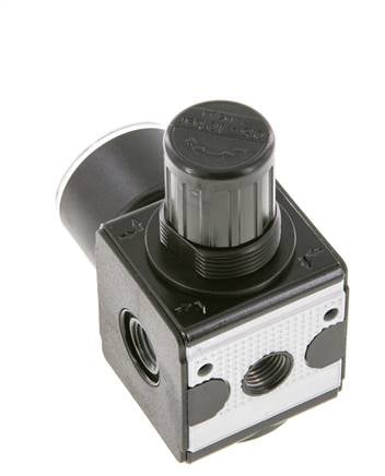 Pressure Regulator for Manifold Assembly G1/4'' 2250 l/min 0.5-10.0bar/7-145psi Zinc Die-Cast 40 mm Pressure Gauge Multifix 1