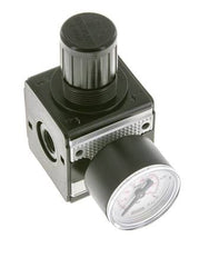 Pressure Regulator for Manifold Assembly G1/4'' 2250 l/min 0.5-16.0bar/7-232psi Zinc Die-Cast 40 mm Pressure Gauge Multifix 1
