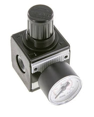 Pressure Regulator for Manifold Assembly G1/4'' 2250 l/min 0.5-10.0bar/7-145psi Zinc Die-Cast 40 mm Pressure Gauge Multifix 1