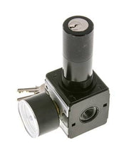 Pressure Regulator for Manifold Assembly G1/4'' 2250 l/min 0.1-3.0bar/1-44psi Zinc Die-Cast 40 mm Pressure Gauge Cylinder Lock Multifix 1