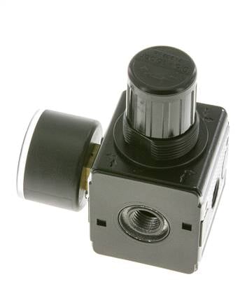 Pressure Regulator for Manifold Assembly G1/4'' 2250 l/min 0.5-16.0bar/7-232psi Zinc Die-Cast 40 mm Pressure Gauge Multifix 1