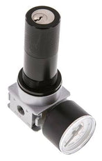 Pressure Regulator G1/8'' 600 l/min 0.5-10.0bar/7-145psi Zinc Die-Cast 40 mm Pressure Gauge Cylinder Lock Multifix 0