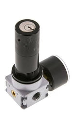 Pressure Regulator G1/4'' 600 l/min 0.2-6.0bar/3-87psi Zinc Die-Cast 40 mm Pressure Gauge Cylinder Lock Multifix 0