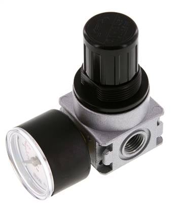 Pressure Regulator G1/4'' 600 l/min 0.1-3.0bar/1-44psi Zinc Die-Cast 40 mm Pressure Gauge Multifix 0