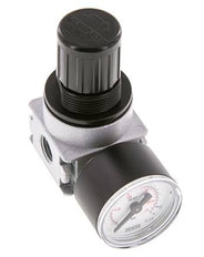 Pressure Regulator G1/4'' 600 l/min 0.5-10.0bar/7-145psi Zinc Die-Cast 40 mm Pressure Gauge Multifix 0