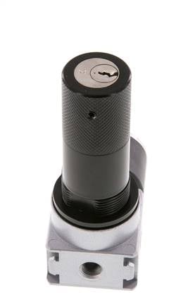 Pressure Regulator G1/8'' 600 l/min 0.5-10.0bar/7-145psi Zinc Die-Cast 40 mm Pressure Gauge Cylinder Lock Multifix 0